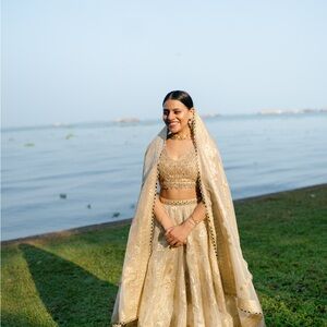 Elegant Cream Lehenga